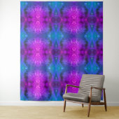 Kale Ikat 9 Miami Wandkleed (In situ)