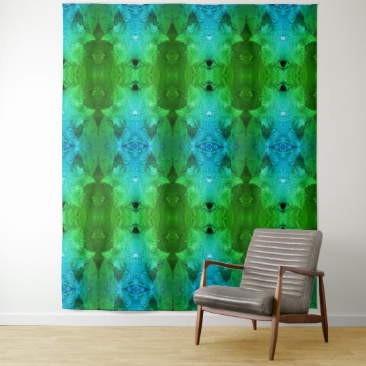 Kale Ikat too x GL Wandkleed (In situ)