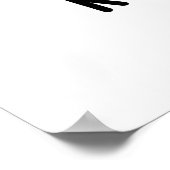 Kale-in it Funny Veggie Kale Pun Poster (Hoek)