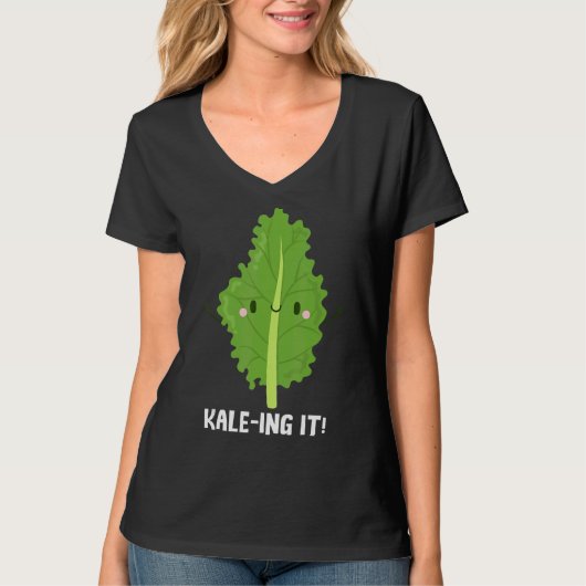 Kale Ing it Kale Spinach T-shirt (Voorkant)