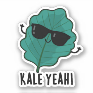 Kale Ja Funny Veggie Pun Sticker