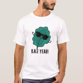 Kale Ja Funny Veggie Pun T-shirt (Voorkant)