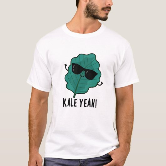 Kale Ja Funny Veggie Pun T-shirt (Voorkant)