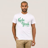 Kale Ja, ik ben Vegan Mannen T-Shirt (Voorkant volledig)