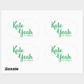 Kale Ja, ik ben vegan Sticker (Vel)