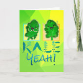 Kale Ja - Punny Garden Card Kaart (Voorkant)