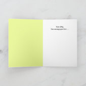 Kale Ja - Punny Garden Card Kaart (Binnen)