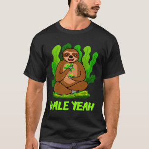 Kale Ja Sloth Vegan Vegetarian T-shirt