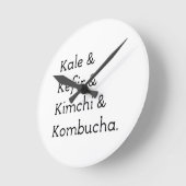 Kale Kefir Kimchi Kombucha Ronde Klok (Hoek)