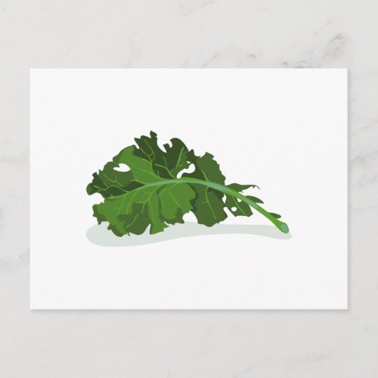 Kale Leaf Briefkaart (Voorkant)