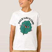 Kale-lelujah Funny Veggie Kale Pun T-shirt (Voorkant)