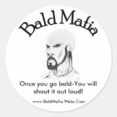 Kale maffia Sticker - Klein (Voorkant)