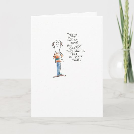 Kale manpret van leeftijd kaart (Voorkant)