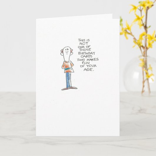 Kale manpret van leeftijd kaart (Gele Bloem)