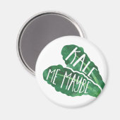 Kale me misschien | Veggie Pun Magneet (Voorkant / Achterkant)