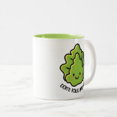 Kale mijn vibe niet! Schattigee Plantaardige Carto Tweekleurige Koffiemok (Voorkant rechts)