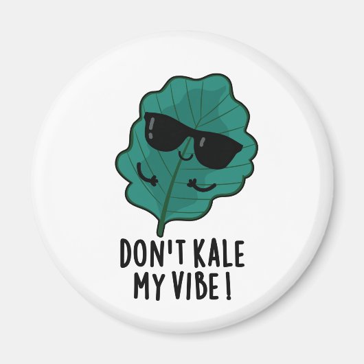Kale My Vibe Funny Veggie Pun niet Magneet (Voorkant)
