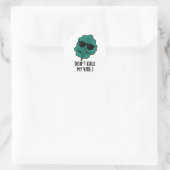 Kale My Vibe Funny Veggie Pun niet Ronde Sticker (Tas)