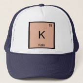 Kale Name Chemistry Element Periodic Table Trucker Pet (Voorkant)