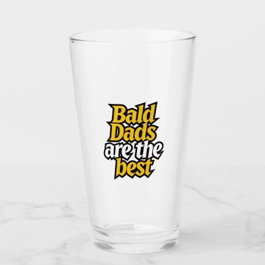 kale papa's zijn de besten glas (Voorkant)