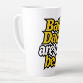 kale papa's zijn de besten latte mok (Linkerhoek)