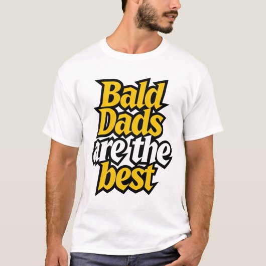 kale papa's zijn de besten t-shirt (Voorkant)