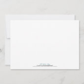 Kale Pink Streep Save-the-Date Aankondiging (Achterkant)