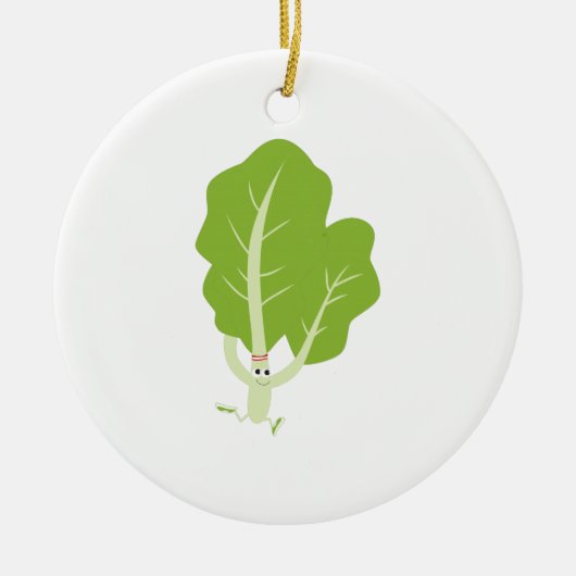 Kale Runner Keramisch Ornament (Voorkant)