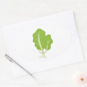 Kale Runner Ovale Sticker (Envelop)