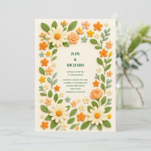 Kale 'Save The Date'-kaart Save The Date (Staand voorkant)