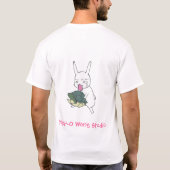 kale schildpad t-shirt (Achterkant)