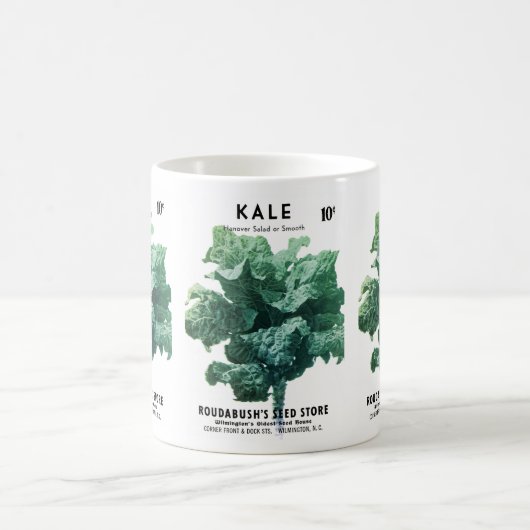 Kale Seed Packet Label Koffiemok (Center)