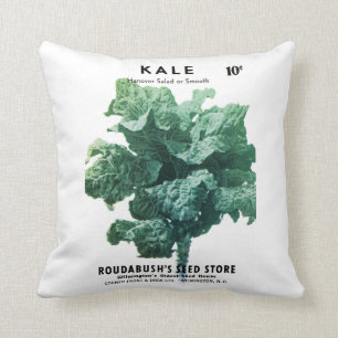 Kale Seed Packet Label Kussen