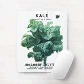 Kale Seed Packet Label Muismat (Met muis)