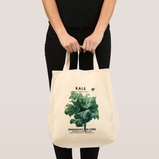 Kale Seed Packet Label Tote Bag (Voorkant (product))