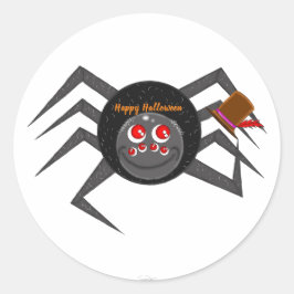 kale spin ronde sticker