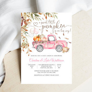 Kale Truck Meisje Baby Shower Uitnodiging