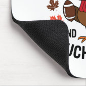 Kale turkey en touchdowns voetbalspeler 2 muismat (Hoek)