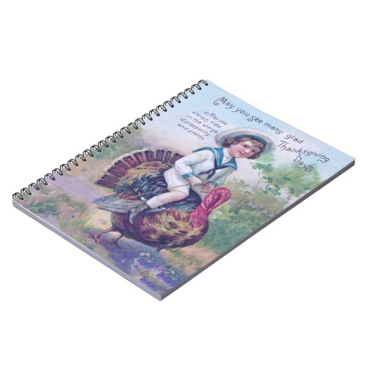 Kale turkey grappige kinderen notitieboek (Linkerzijde)