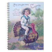 Kale turkey grappige kinderen notitieboek (Voorkant)