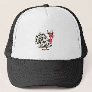 Kale turkey Moo Koe Hoof Grappige Herfst Familie Trucker Pet
