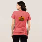 Kale turkey Thanksgiving Tri-Blend Shirt (Achterkant volledig)