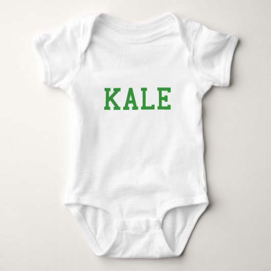 Kale University College Vegan Vegetarian Healthy Romper (Voorkant)