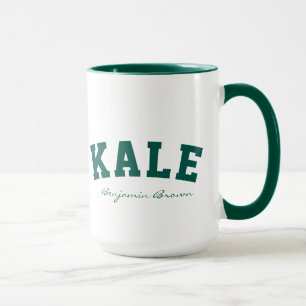 Kale University Custom Name Vegan Style Mok