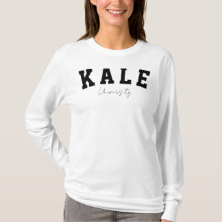 Kale University Vegan Vegetarian Funny College T-shirt
