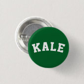 Kale Vegan Humor Button (Voorkant /achterkant)