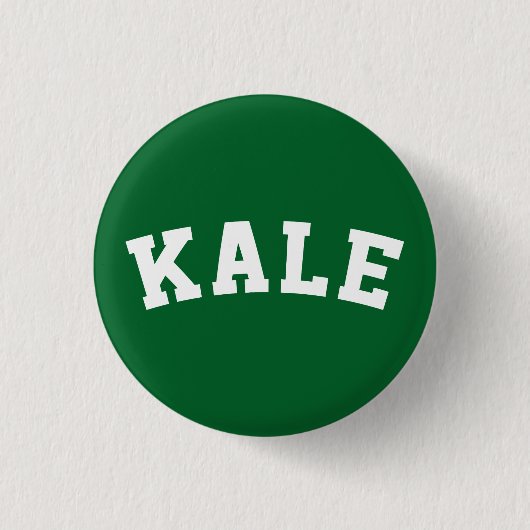 Kale Vegan Humor Button (Voorkant)