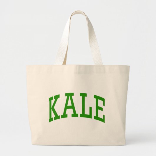 KALE VEGAN | VEGETARISCH GROTE TOTE BAG (Voorkant)