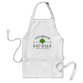 Kale Vegetarian Live Breathe Eat Kale Custom Standaard Schort (Voorkant)