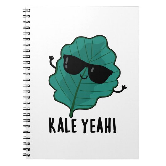 Kale Yeah Grappige Groente Woordgrap Notitieboek (Voorkant)